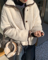 ビッグカラーウールムスタングファージャケット