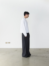 RB7 Cropped Boxy Long Sleeve Tee