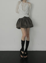 Leon See-through Snap Cardigan