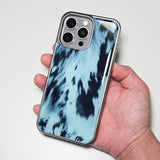 クラシック カウハイド フォンケース スカイブルー (SV_Epoxy)
