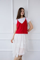 UNBALANCE HEMLINE SKIRT