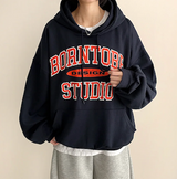 ノアレタリングポイントカジュアルオーバーフーディー