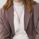 Men's Stick Bar Necklace_ST SLIM NEC