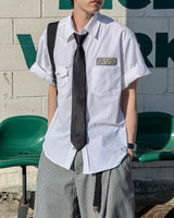 BELLINGS PATCH NYLON HALF SHIRT