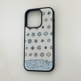 wave of stars epoxy phone case