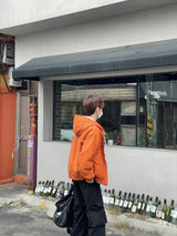 Fancy windbreaker hood jacket