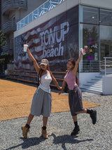 スターパッチバミューダハーフパンツ