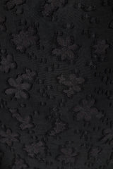 Flor frill blouse_black
