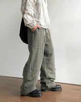 Low Cargo Balloon Pants