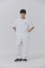 FMW フラワーロゴ Tシャツ - ホワイト