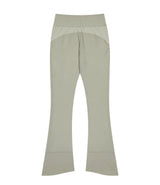 Button Slit Bootcut Pants / Mint Grey