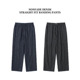 Chalang Denim Waistbanding Maxi Wide Pants