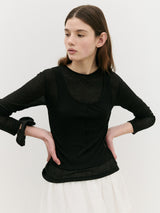 NUBASIC テンセルTシャツセット ブラック
