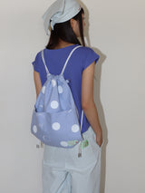 SHELL CAP SLEEVE T (BLUE)
