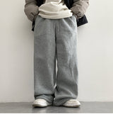 Issu napping hem string wide pants