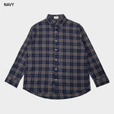 (UNISEX) Kenton Wrinkle Linen Like Shirt