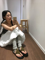 Loop Midi Knee Socks (4color)