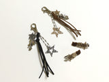 Hippie star keyring