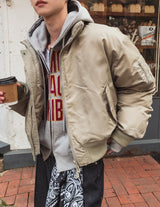 Tetsu Shirring Flight Padding Jumper