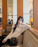 Gni bustier blouse & tie set