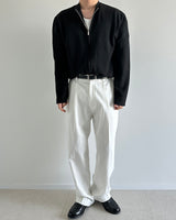 summer zip-up knit