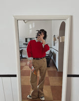 Haze Flare Cotton Pants