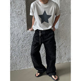 [S/S] Velvet star half t-shirts (3color)