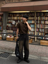 Frix snap western short-sleeved shirt