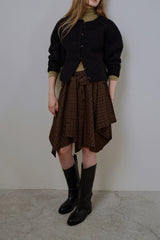 Balloon cardigan_black