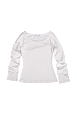 アンジップドロゴTシャツ #ホワイト