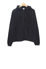 Monoon hooded windbreaker