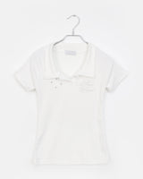 ハムアイレットリベットプリントカラー半袖Tシャツ