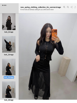 Vibe open long-sleeved cardigan knitwear
