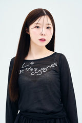 シアーロゴTシャツ