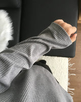 Root Ribbed Knit Long Sleeve