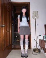 (2color) Smocked Flare Culotte Skirt Pants