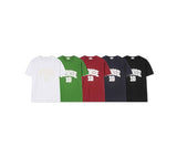 チェント パッチ レタリング ショートスリーブ Tシャツ