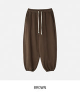 Dion brushed wide jogger pants
