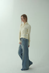 SAILOR RIBBED KNIT PULLOVER_IVORY
