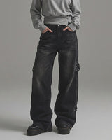(W's) Side Rivet Denim Pants