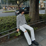 ASCLO デルプロフェッサーチェックシャツ（3カラー）