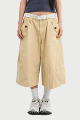 Ocean Pintuck Bermuda Pants
