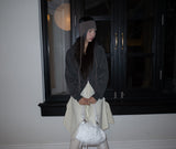 [ORDER MADE] FLUFFY 3-WAY BAG (WHITE)