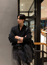 all-day cloth knit collar cardigan