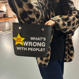 People Slogan Tote Bag