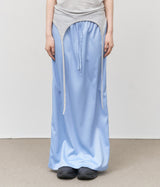(W) Oslo Silk Long Skirt