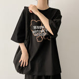 アフタークラウドプリントショートスリーブTシャツ