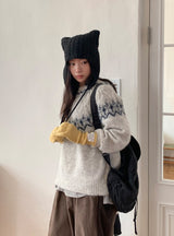 Suguru Wool Nordic Round Knit