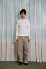 "ハイヤー ミー" コンバーテーブルロングスリーブ (WHITE)