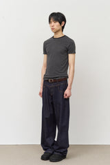 Blade Stitch Wide Denim